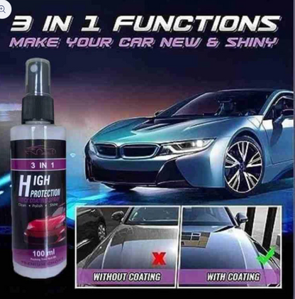 3-in-1 Quick Car Ceramic Coating Spray (Pack of 3)